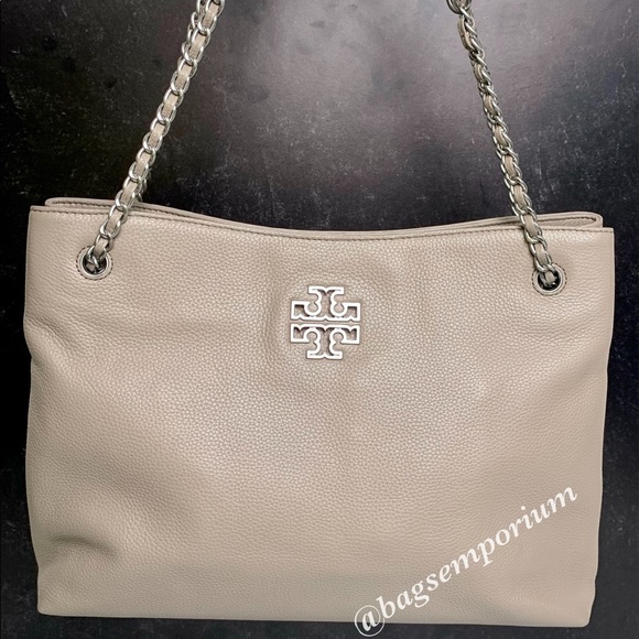 Tory Burch Britten Triple Compartment Tote.  Tag is no longer attached. - Picture 9 of 11